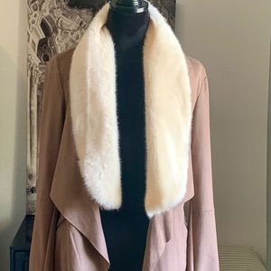 Beautiful Faux Suede Fur Collared Jacket